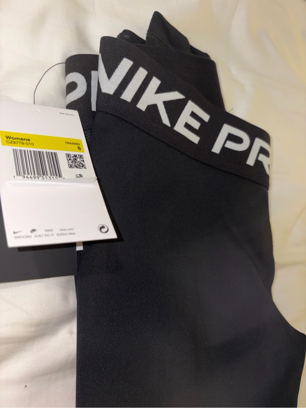 Nike Black Women's Performance Leggings with Branded Waistband